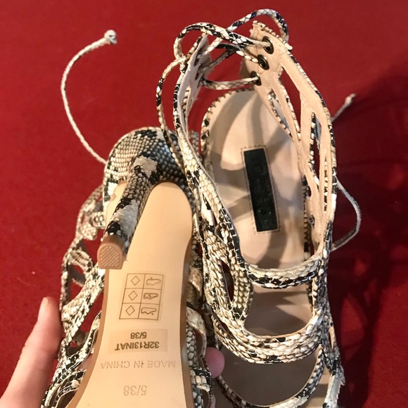 Snakeskin TOPSHOP high heels - Picture 5 of 5